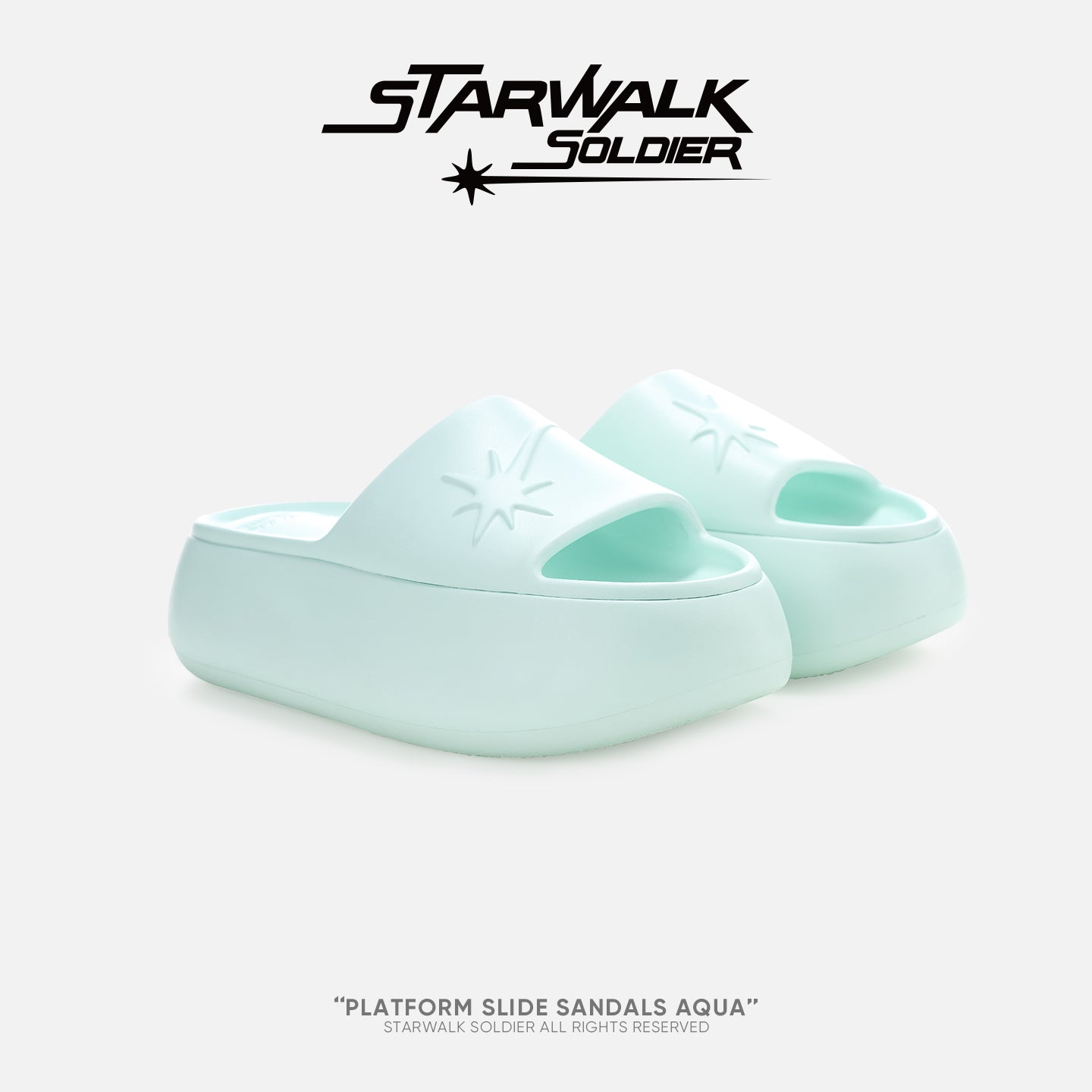 Platform Slide Sandals