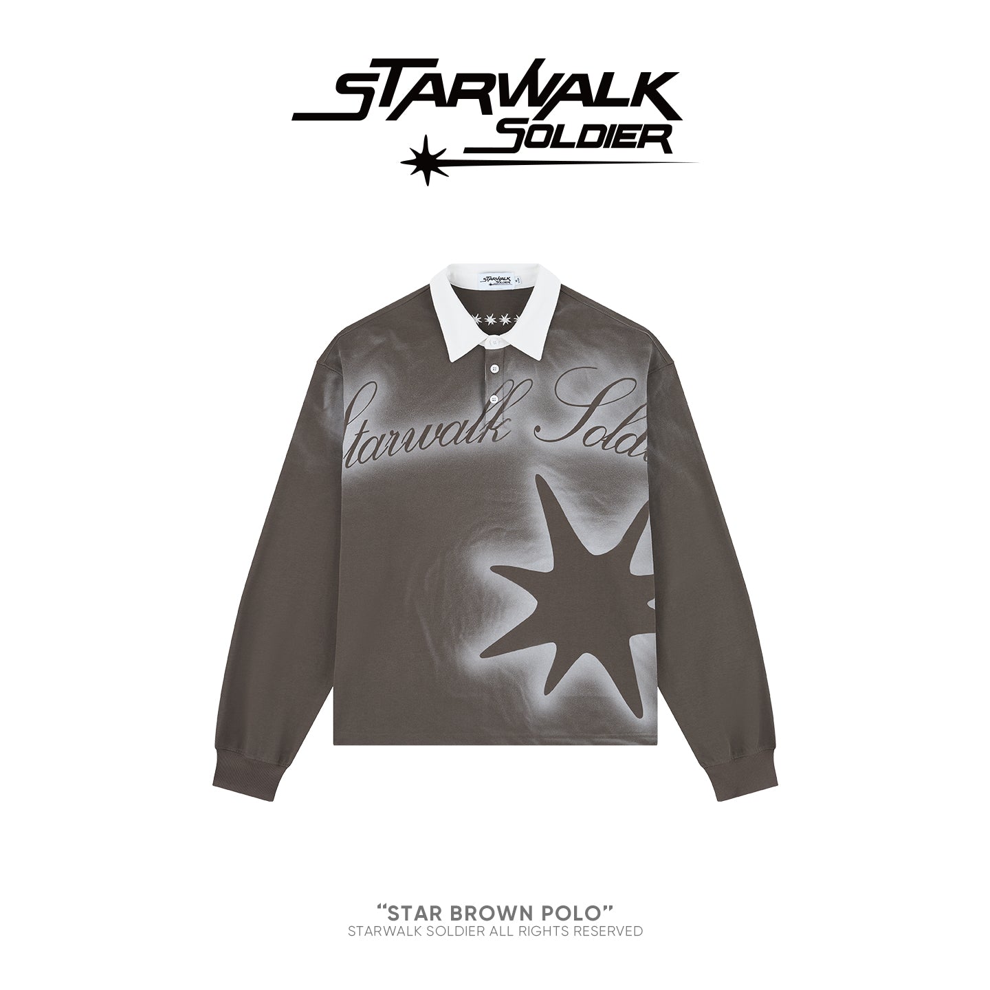 STAR BROWN POLO
