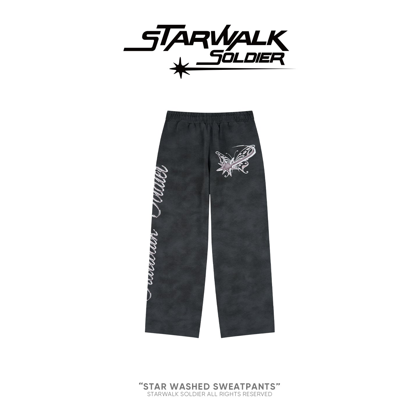 STAR WASHED SWEATPANTS