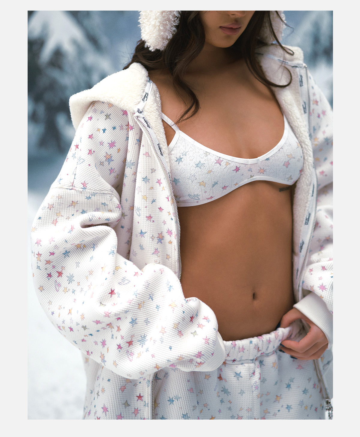 Star Print Pyjama Jacket