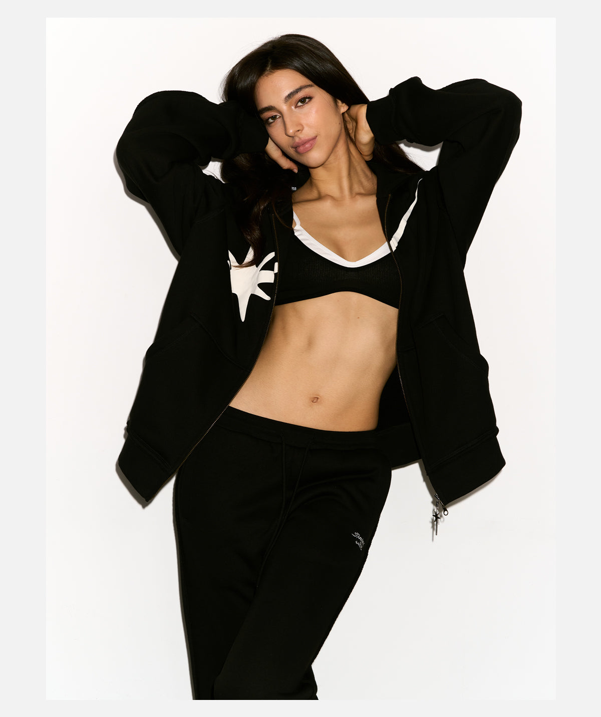 BASIC STAR ZIP-UP HOODIE