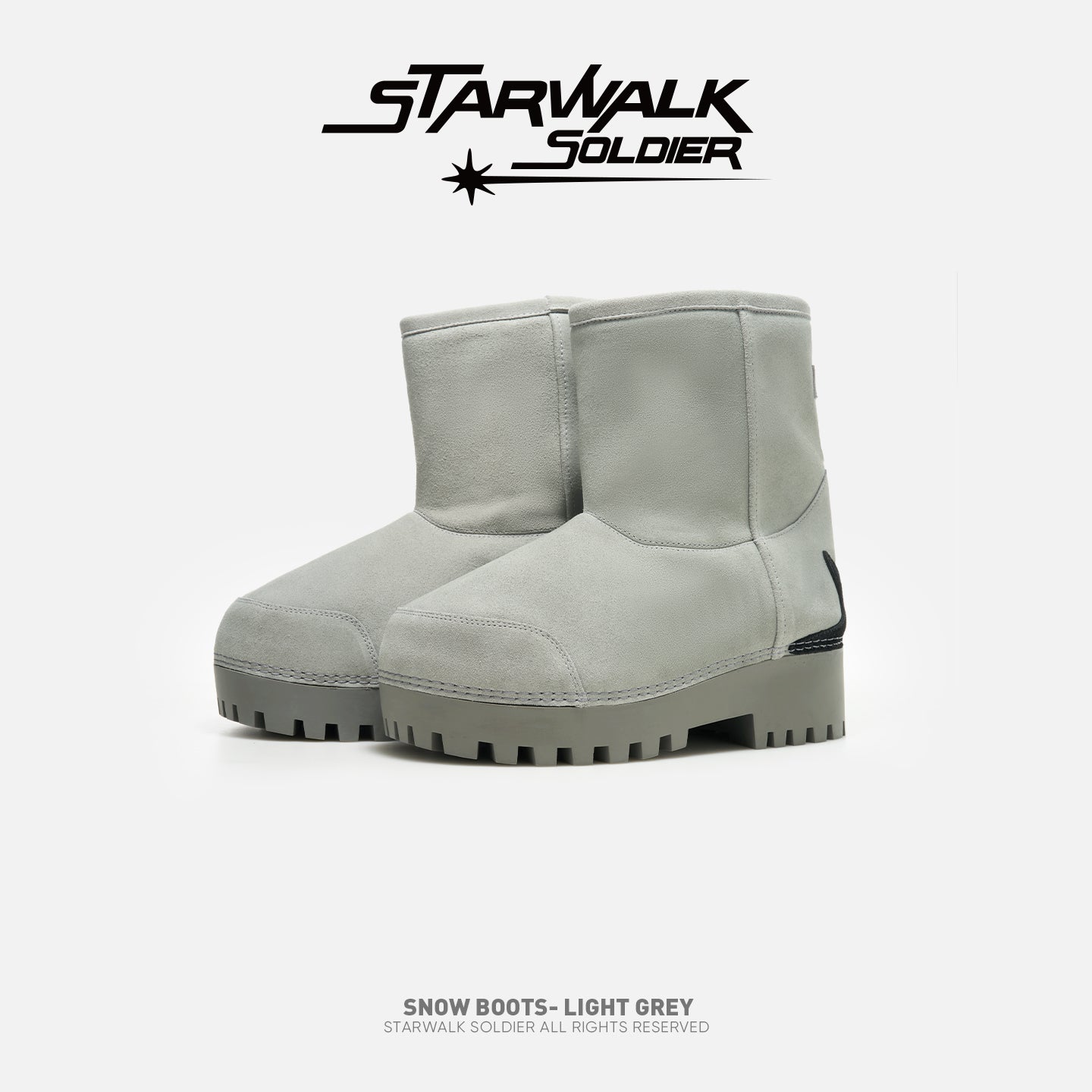 STARWALK SNOW BOOTS- LIGHT GREY