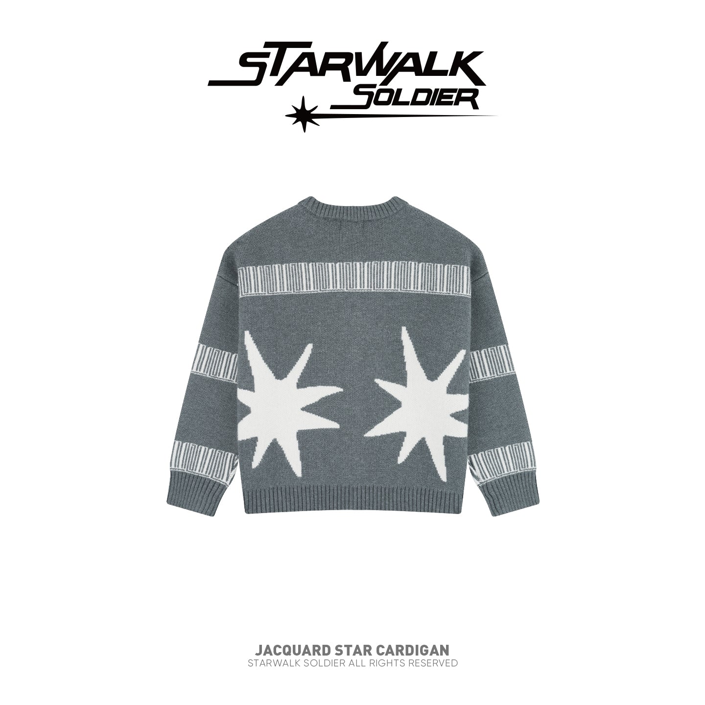 JACQUARD STAR CARDIGAN