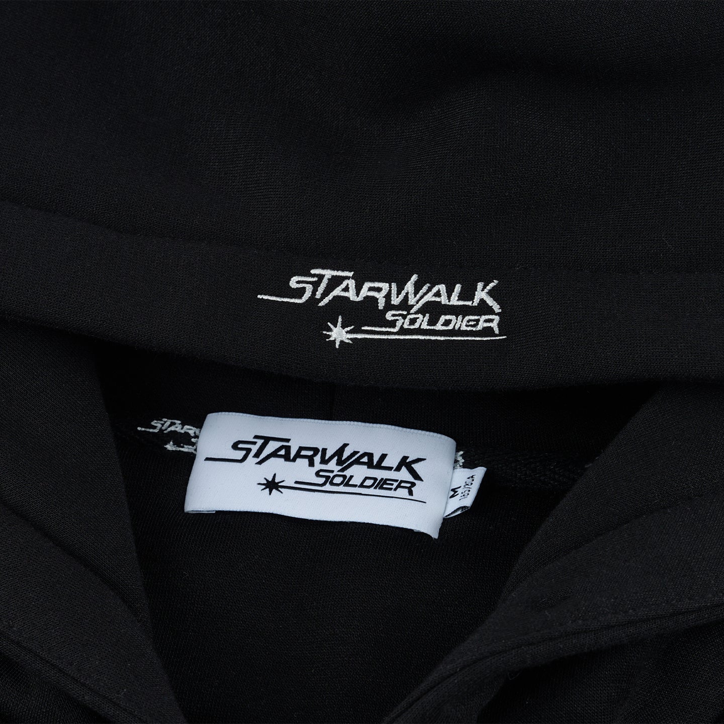 BASIC STAR CROP ZIP HOODIE