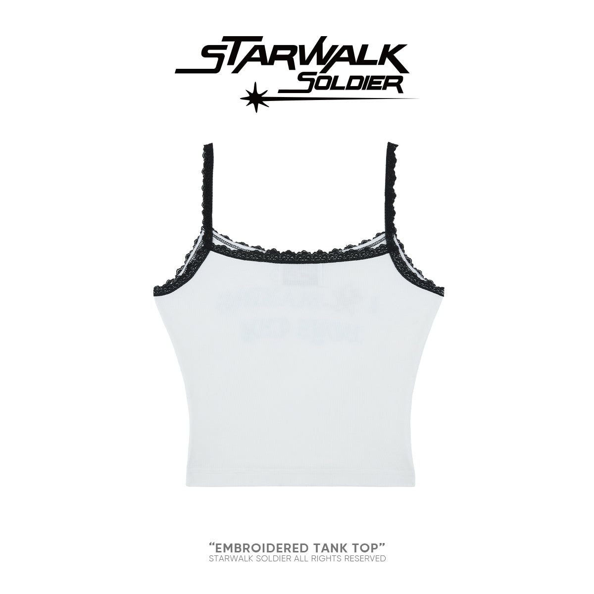 Embroidered Tank Top
