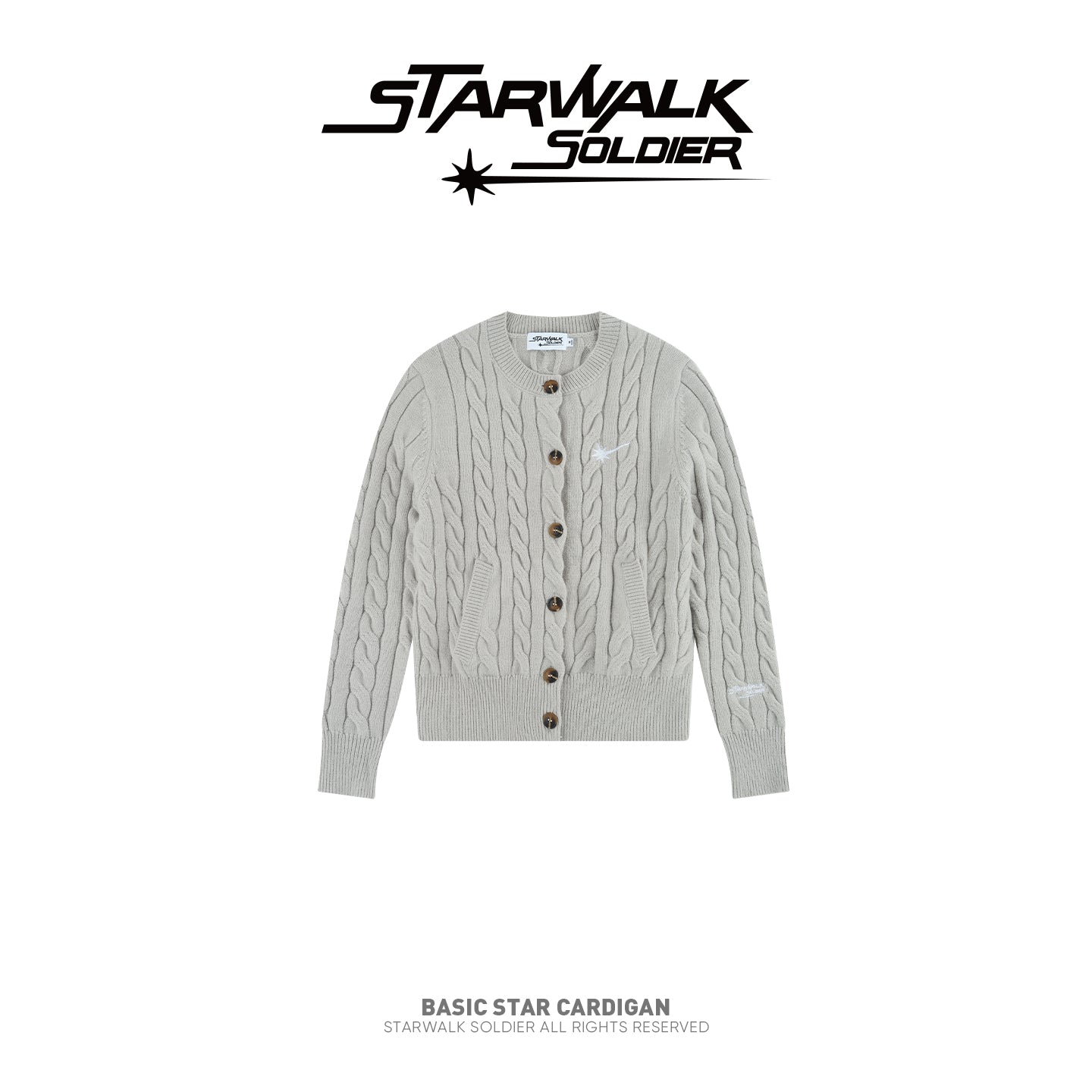 BASIC STAR CARDIGAN