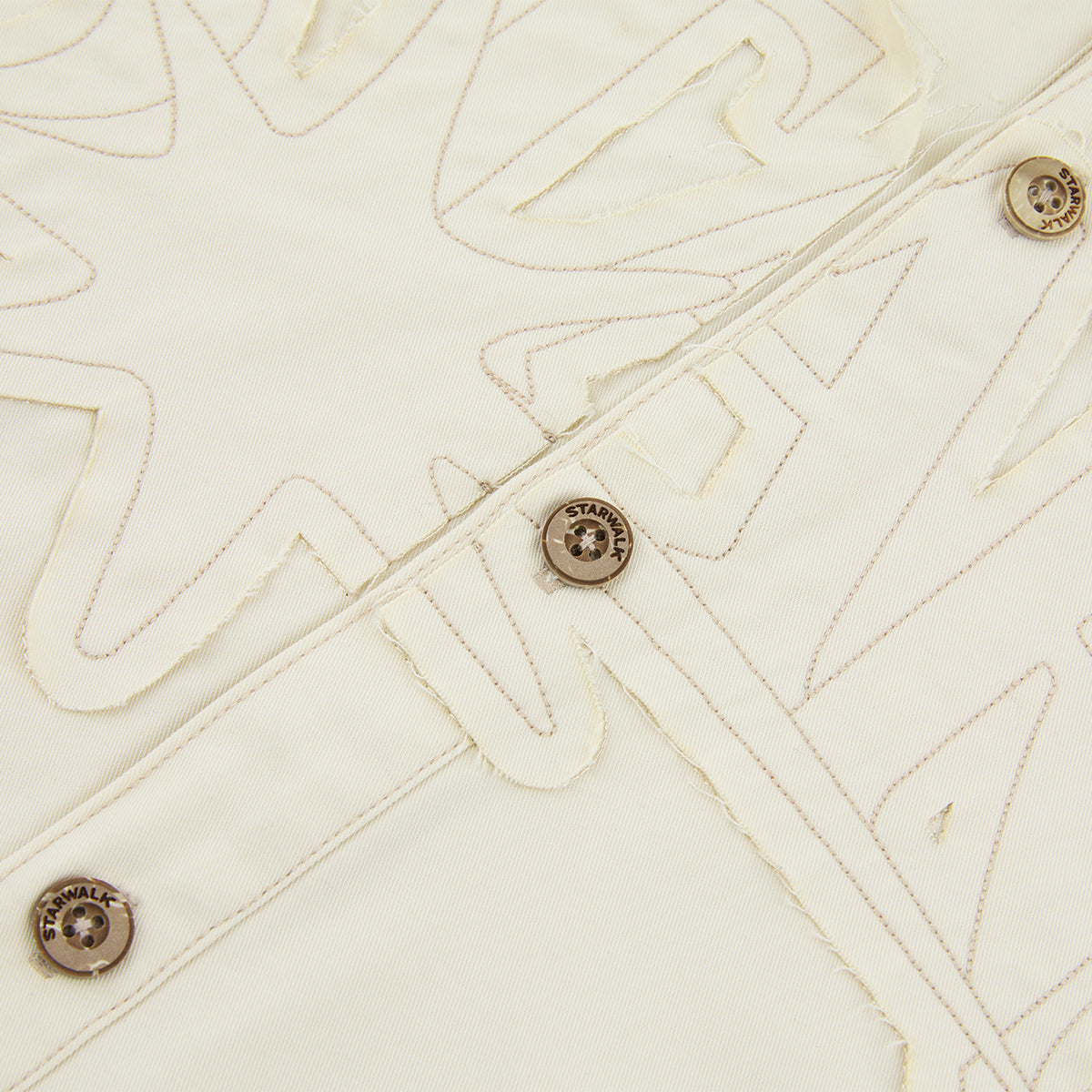 Embroidered Cropped Shirt