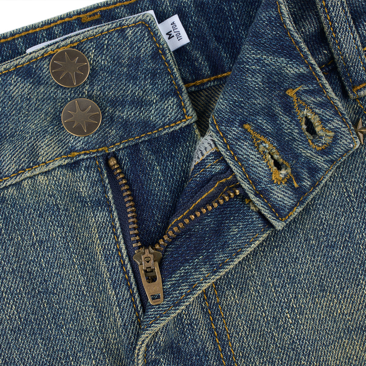 Washed Denim Mini skirt