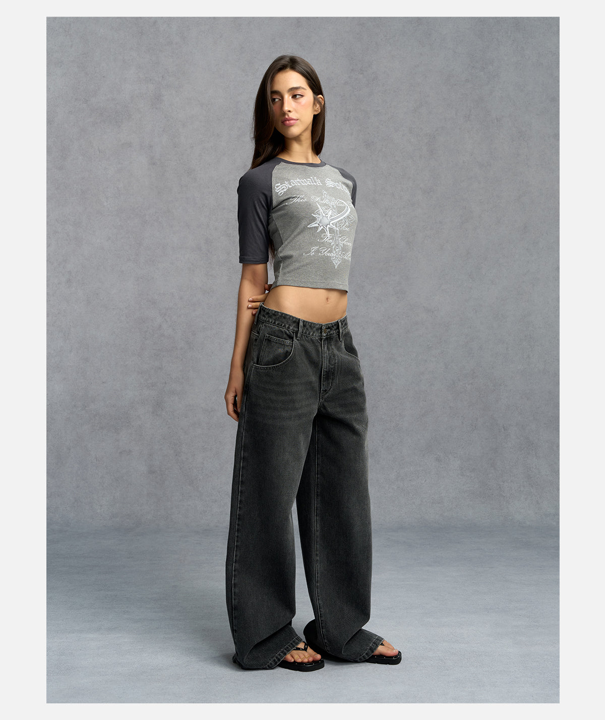 STAR BAGGY JEANS