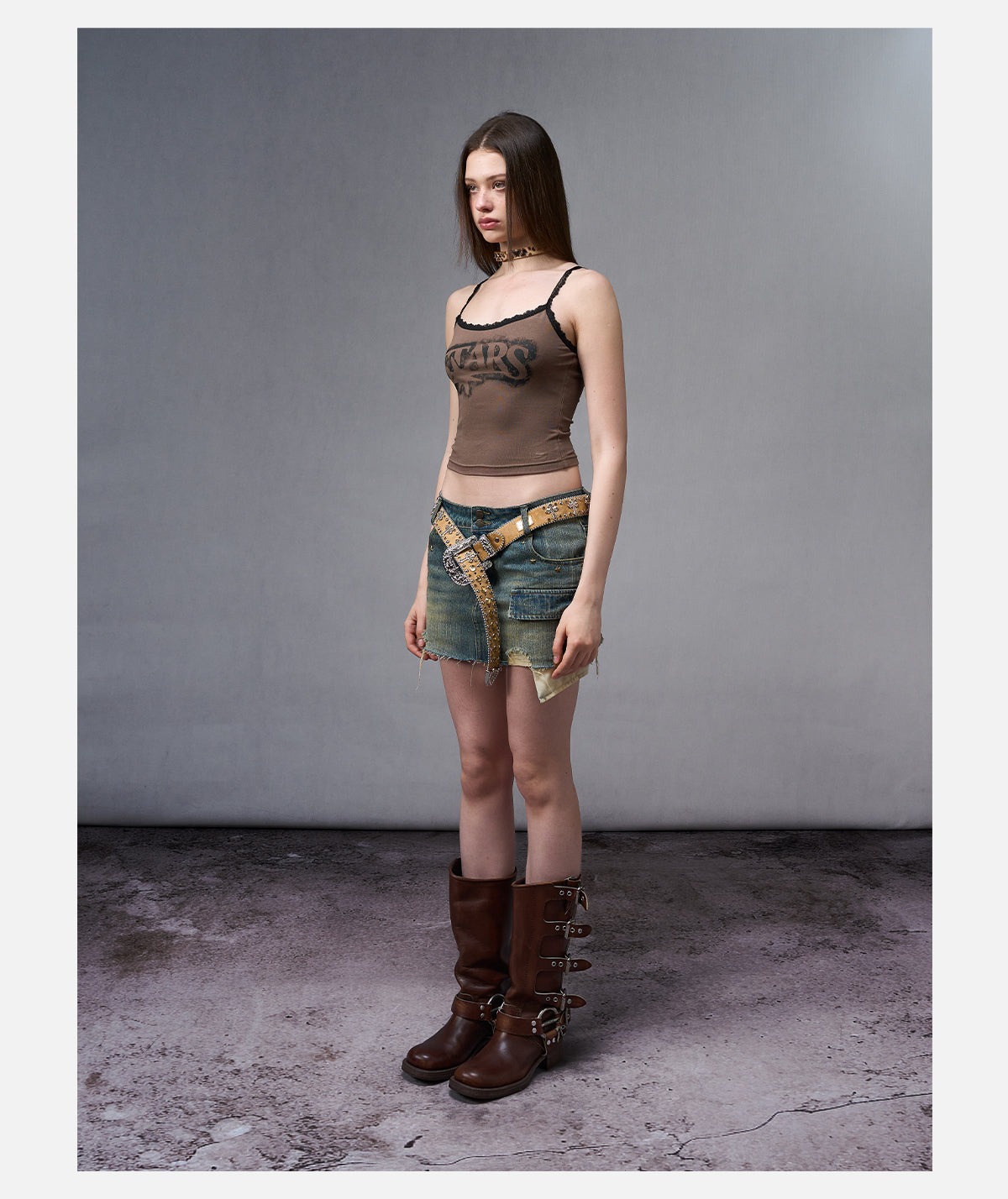 Embroidered Lace Tank Top