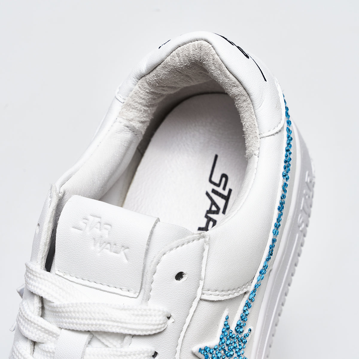 SKYSOLDIER WHITE/BLUE RHINESTONE