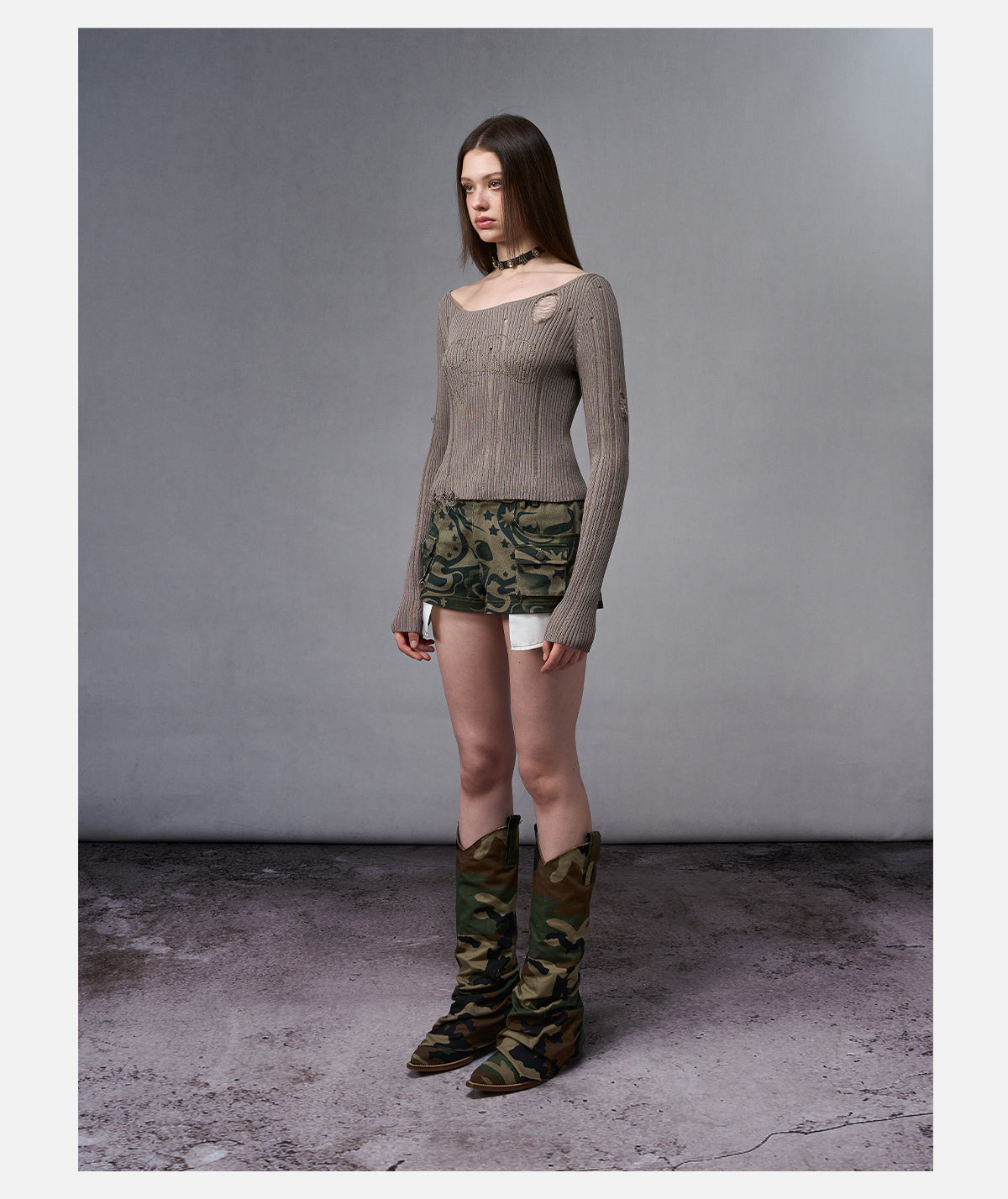 Camo Printed Shorts