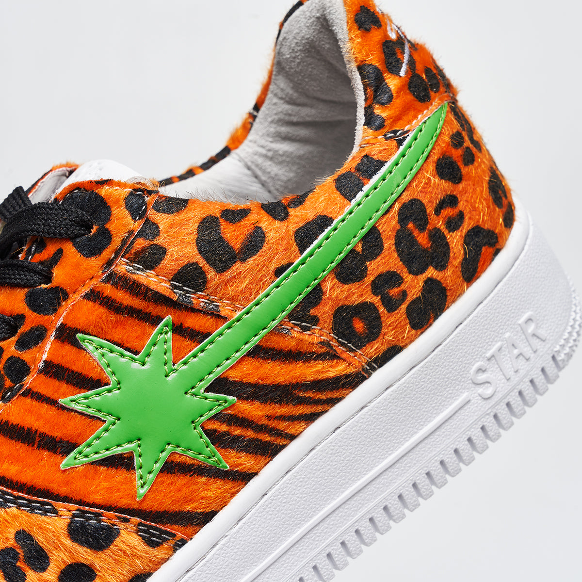 SKYSOLDIER ORANGE/GREEN LEOPARD PRINT