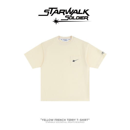 Yellow French terry T-Shirt