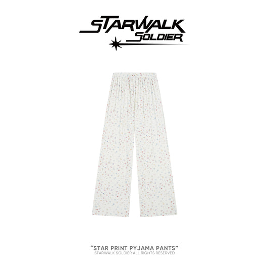Star Print Pyjama Pants