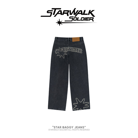 STAR BAGGY JEANS