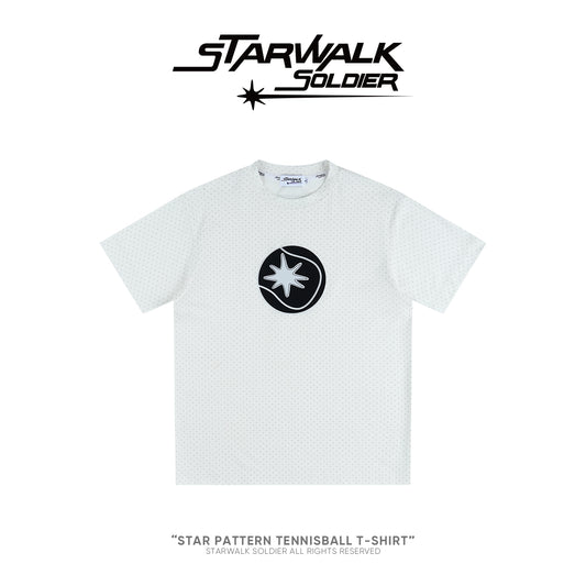 Star Pattern Tennisball T-shirt