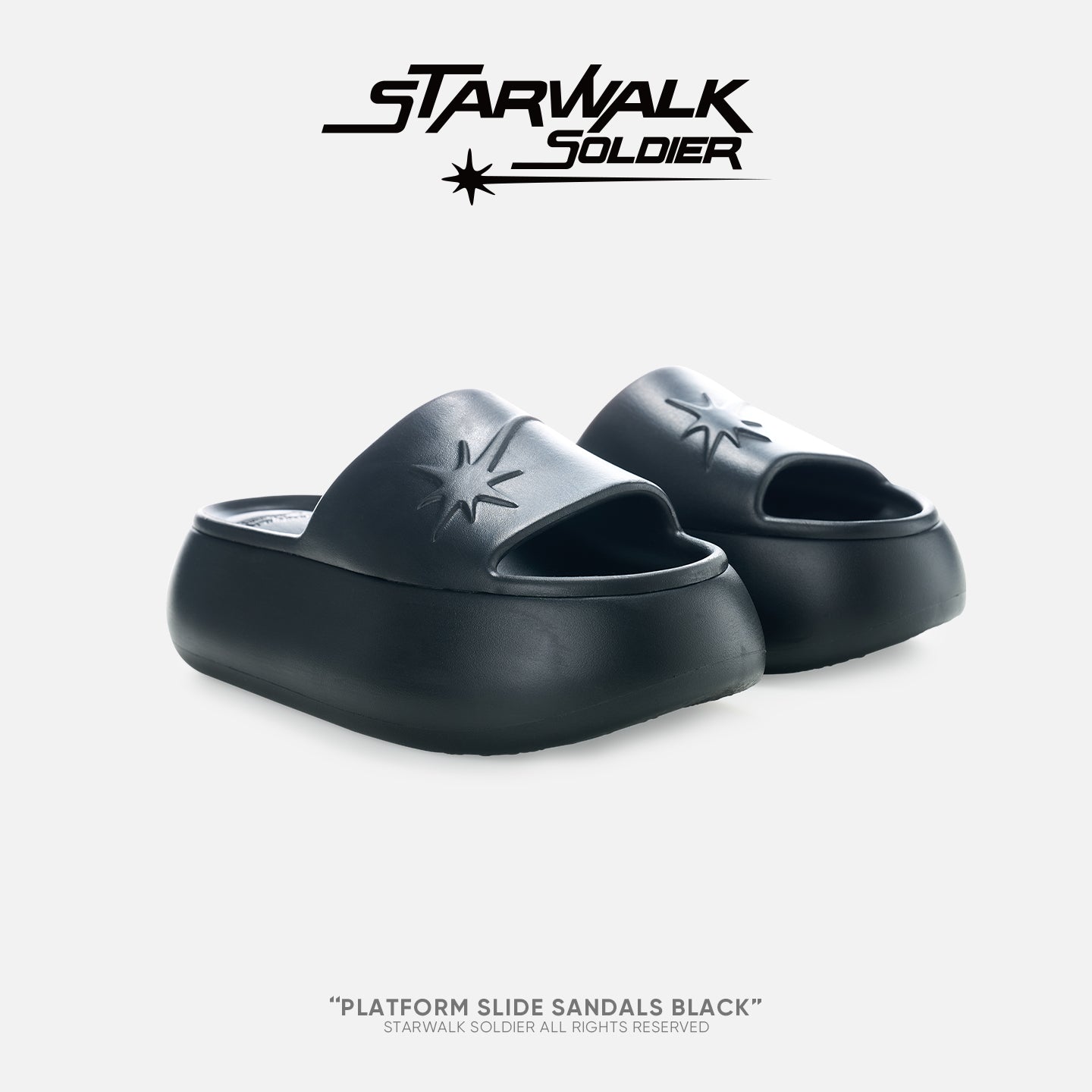 Platform Slide Sandals