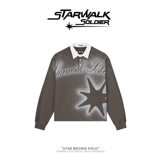 STAR BROWN POLO