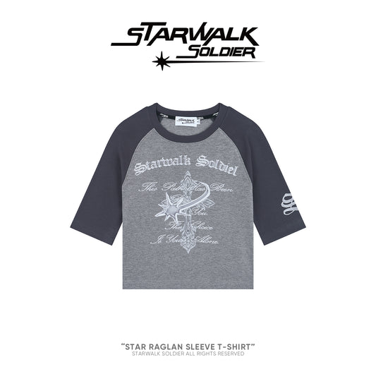 STAR RAGLAN SLEEVE T-SHIRT