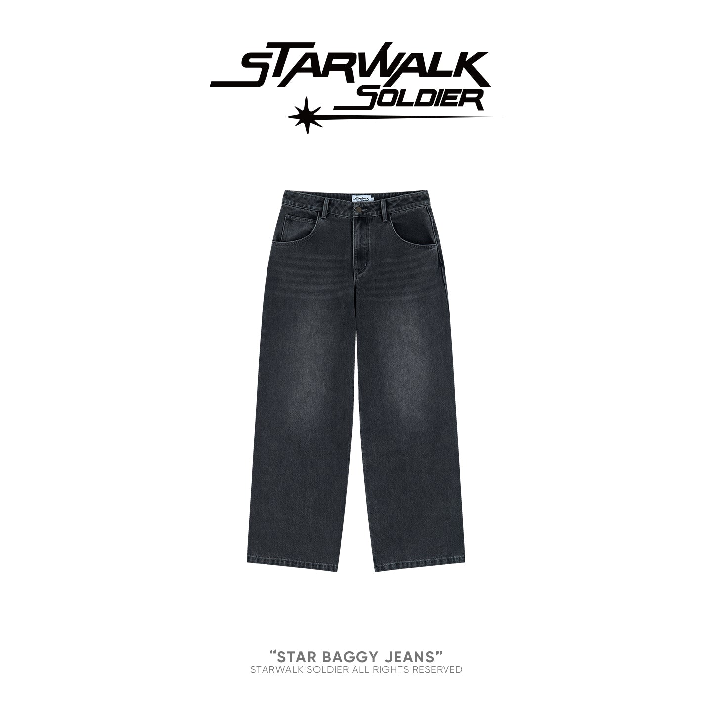 STAR BAGGY JEANS