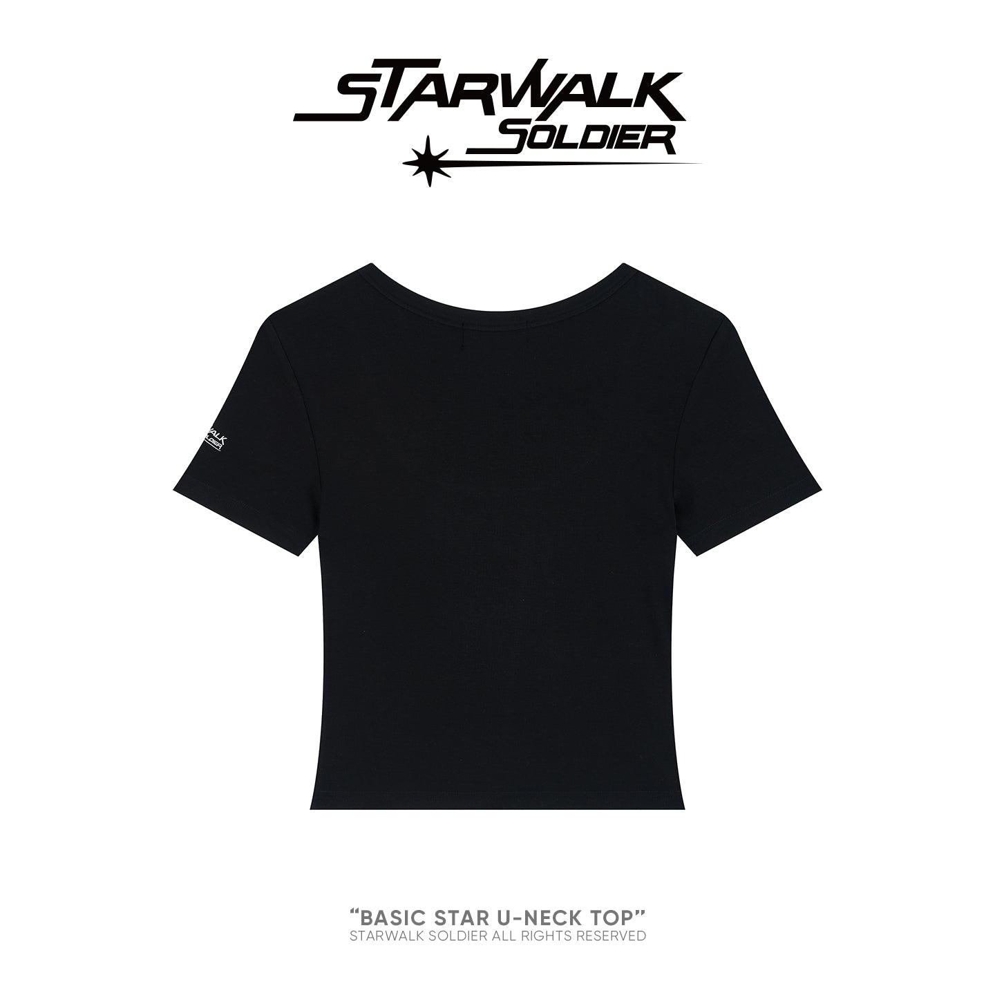 BASIC STAR U-NECK TOP