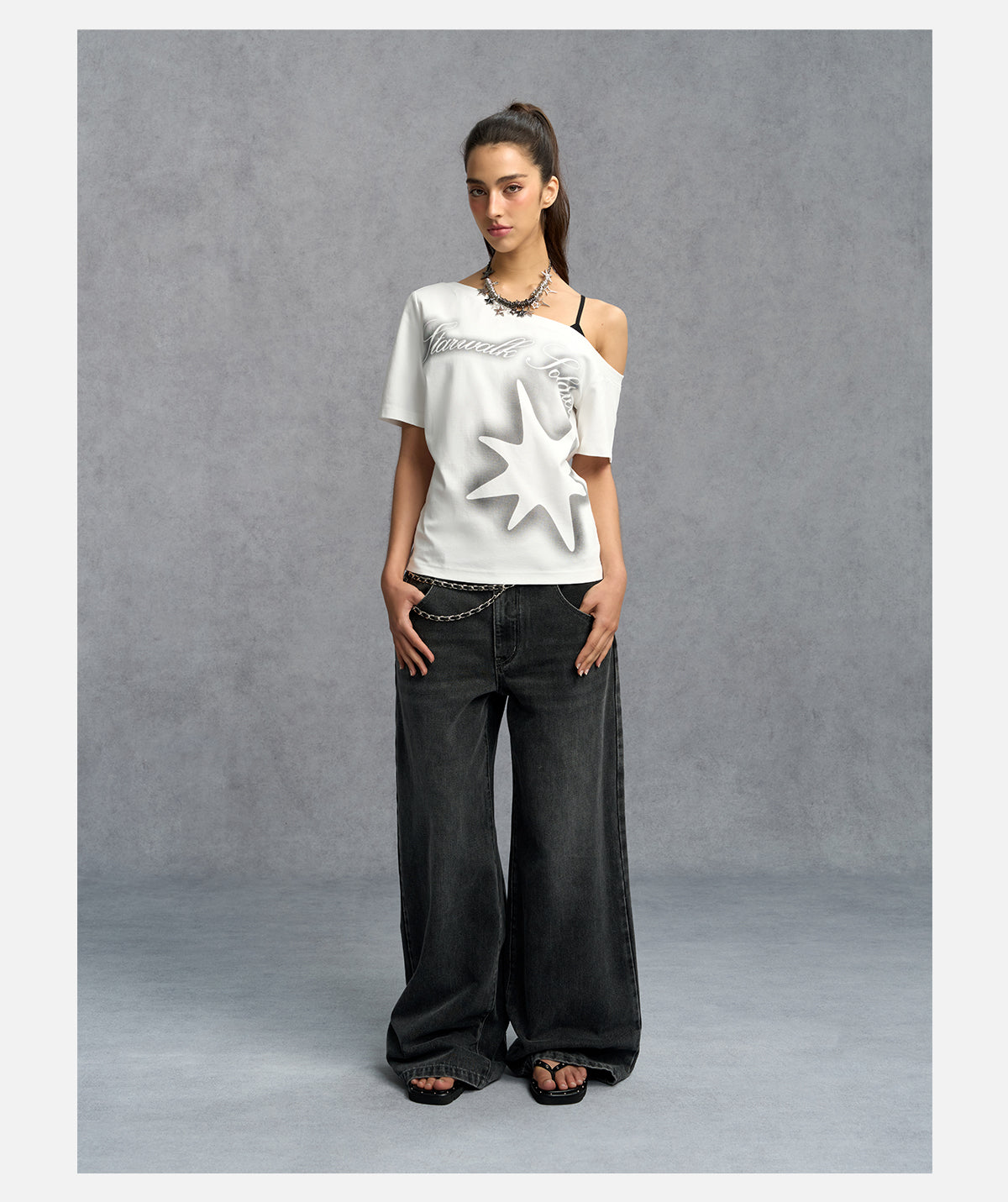 STAR BAGGY JEANS