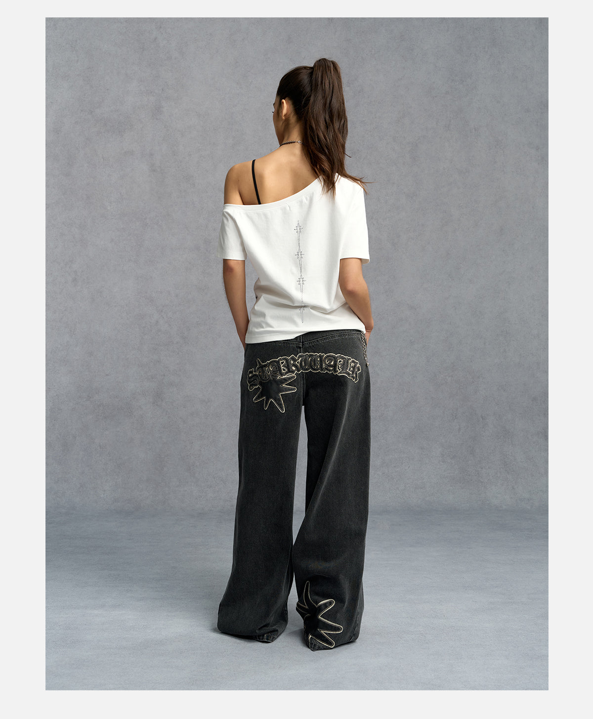 STAR BAGGY JEANS