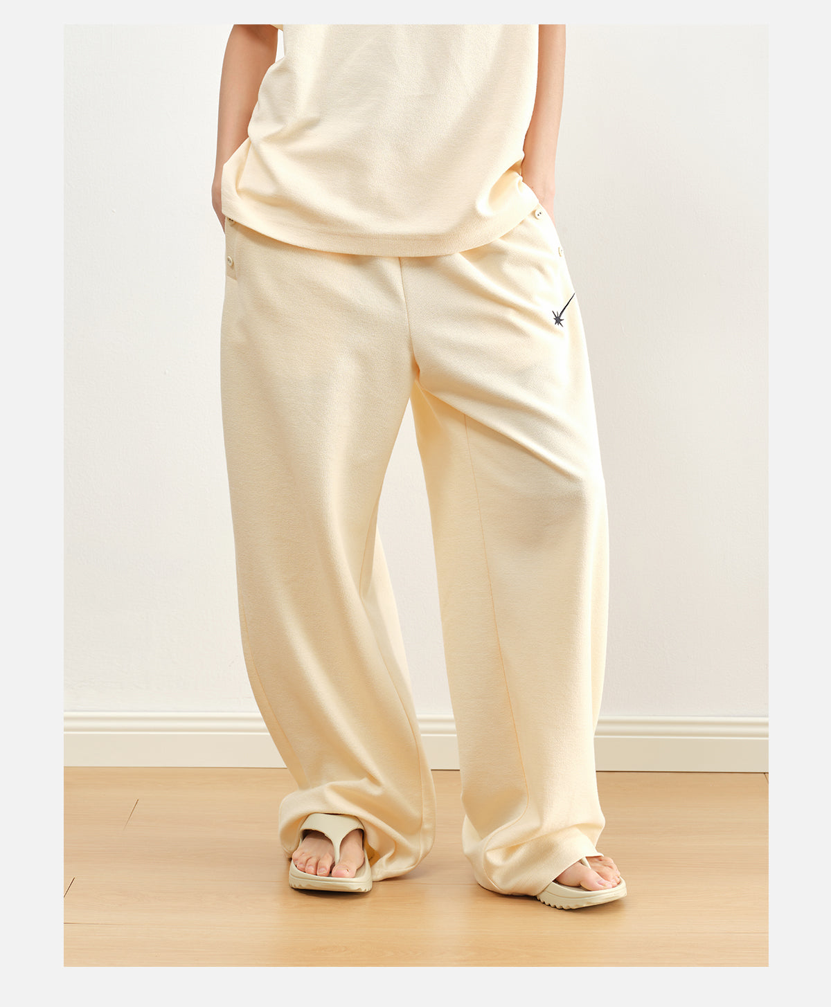 Yellow French terry Sweatpants