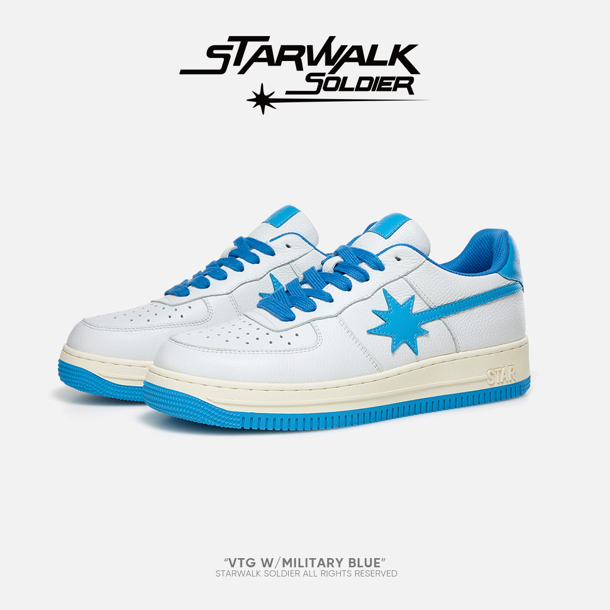 SKYSOLDIER VTG W/MILITARY BLUE
