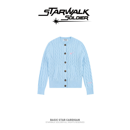 BASIC STAR CARDIGAN