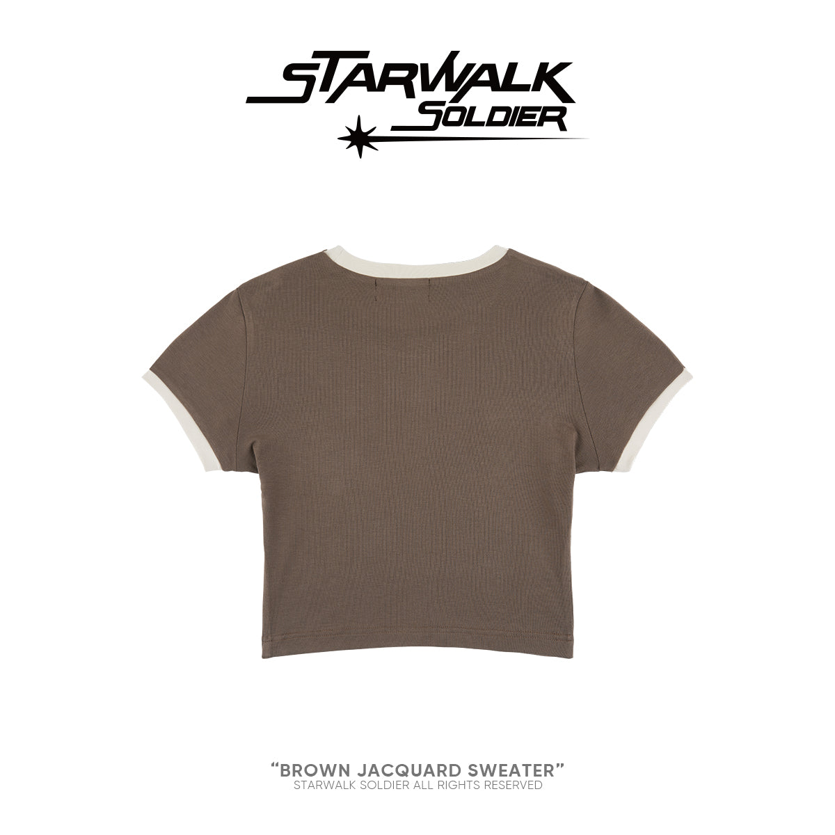 Brown Crop T-shirt