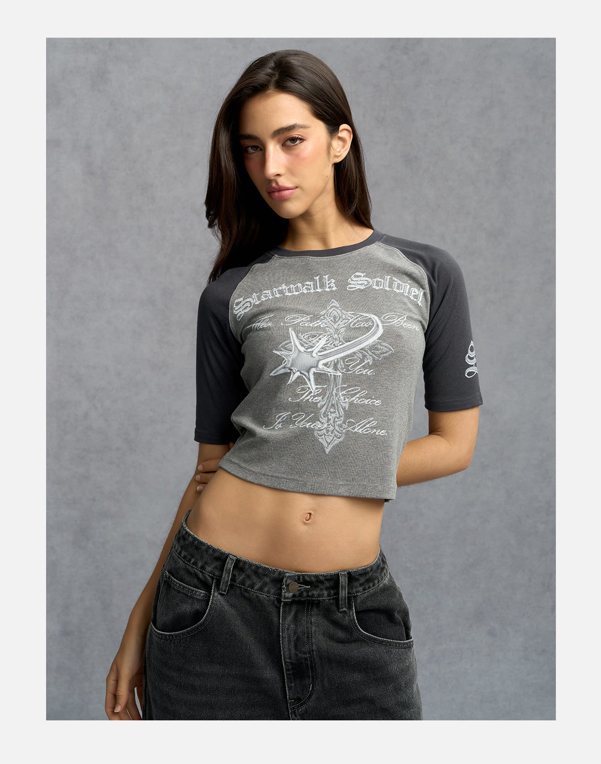 STAR RAGLAN SLEEVE T-SHIRT