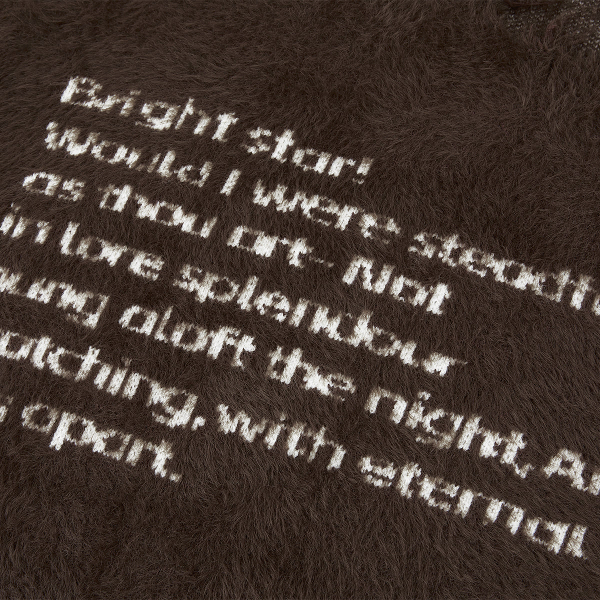 Brown Jacquard Sweater